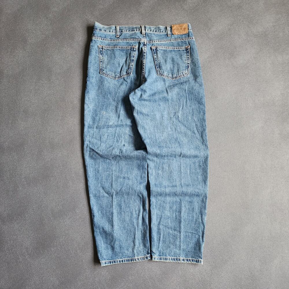 Vintage 90's Old Navy Baggy Loose Fit Blue Denim Jeans 36x32